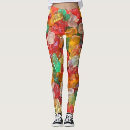 Schöne Süßigkeiten Leggings (Vorderseite)
