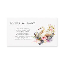 Schöne Swan Baby Showbücher für Baby