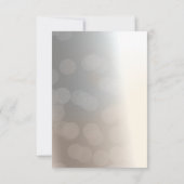 Schöne Swan Elegante Wedding Tischnummer Card (Rückseite)