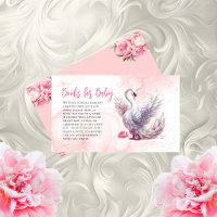 Schöne Swan Floral Baby Duschbücher für Baby