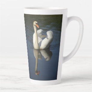 Schöne Swan Latte Tasse