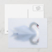 Schöne Swan Postcard Postkarte (Vorne/Hinten)