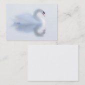 Schöne Swan-Visitenkarte Visitenkarte (Vorne/Hinten)