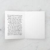 Schöne syrische Frau Karte (Innenseite)