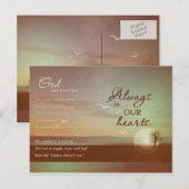 Schöne Szene - Beileid Postkarte (Vorne/Hinten)