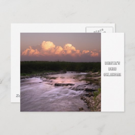 Schöne Szene in Oklahoma Postkarte (Vorne/Hinten)