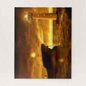 Schöne Szene mit Leuchtturm Puzzle (Vertikal)