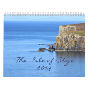 Schöne Szenen von der Insel von Skye: 2014 Kalender