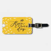 Schöne Tag-Tasche Gepäckanhänger (Vorderseite horizontal)