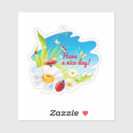 Schöne Tage Aufkleber (Blatt)