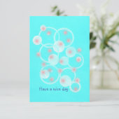 Schöne Tage Dankeskarte (Stehend Vorderseite)