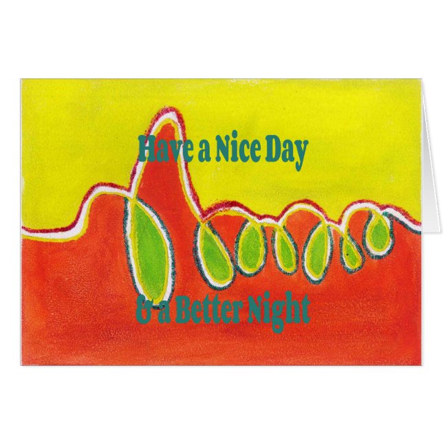 Schöne Tage & eine bessere Nacht mit Dankbarkeit (Vorderseite (Horizontal))