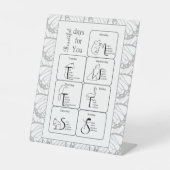 Schöne Tage für Sie Sockelschild (Vorderseite)