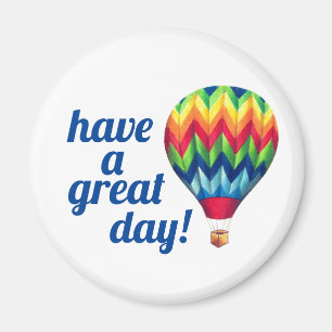 "Schöne Tage!" Heißluftballonmagnet Magnet