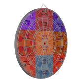 Schöne Tage & Nächte Pop Kunst drucken Dartscheibe (Vorderseite Links)