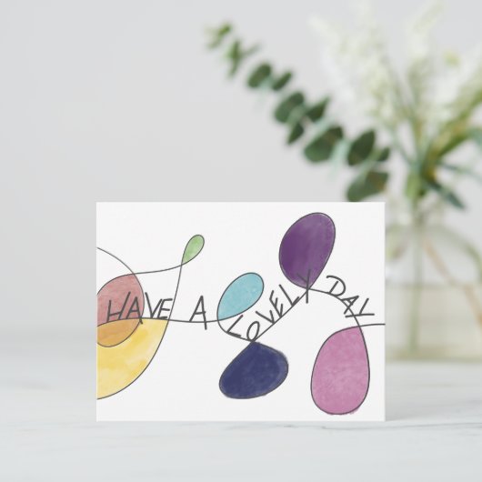 Schöne Tage Postkarte (Stehend Vorderseite)