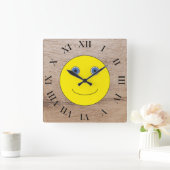 Schöne Tage Quadratische Wanduhr (Zuhause)