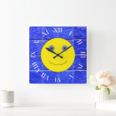 Schöne Tage Quadratische Wanduhr (Zuhause)