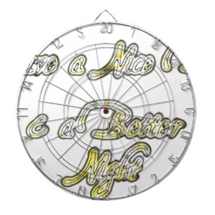 Schöne Tage und ein besseres Angebot für Nächte Ku Dartscheibe