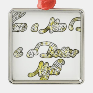 Schöne Tage und ein besseres Angebot für Nächte Ku Silbernes Ornament