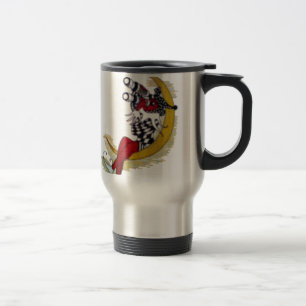 Schöne Tage und ein schönes Abendessen Kunstangebo Reisebecher