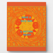 Schöne Tage- und Nachtkunst Fotoplatte (Vorderseite)