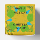 Schöne Tage- und Nachtkunst Geschenkschachtel (Oben)