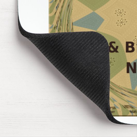 Schöne Tage- und Nachtkunst Mousepad (Ecke)