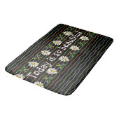 Schöne Tagesdecke Mat Badematte (Schrägansicht)