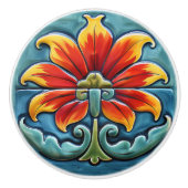 Schöne Talavera Keramikknauf (Vorderseite)