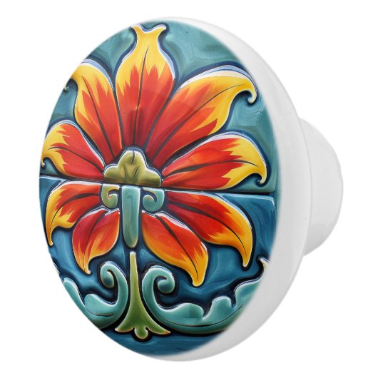 Schöne Talavera Keramikknauf (Rechts)