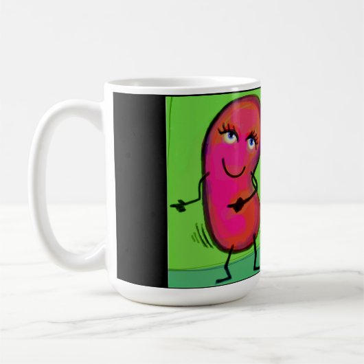 Schöne Tanzen-Nieren-Tasse Kaffeetasse (Links)