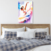 Schöne Tänzerin Leinwanddruck (Insitu (Schlafzimmer))