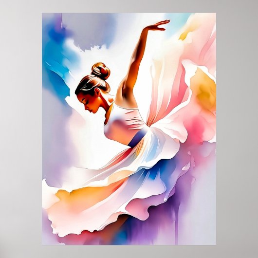Schöne Tänzerin Poster (Vorne)