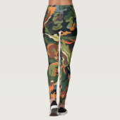Schöne Tarnung Kunst Leggings (Rückseite)