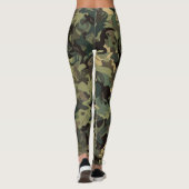 Schöne Tarnung Kunst Leggings (Rückseite)