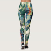 Schöne Tarnung Kunst Leggings (Rückseite)