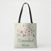 Schöne Tasche der Blumenschule für Mama (Vorderseite)
