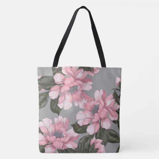 Schöne Tasche mit Blumenwasser (Vorderseite)