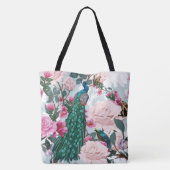 Schöne Tasche Peacock Floral Fashion (Rückseite)