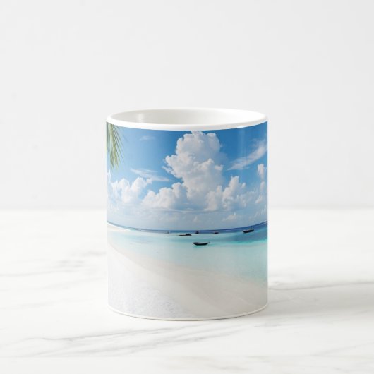 Schöne Tasse am Strand ... (Mittel)