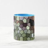 Schöne Tasse aus Mosaikteppich (Zentrum)