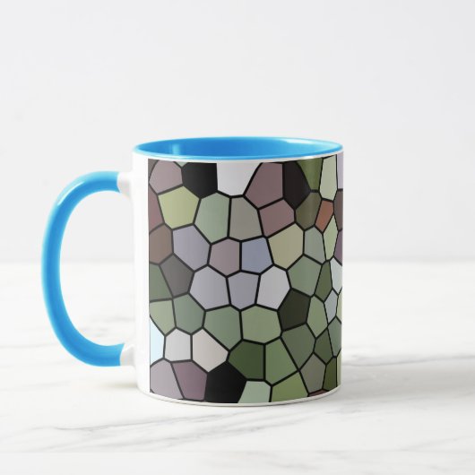 Schöne Tasse aus Mosaikteppich (Links)