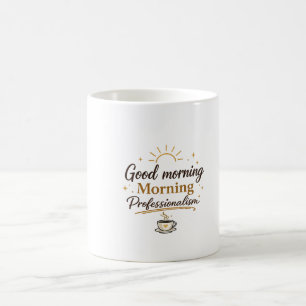 Schöne Tasse darauf steht Guten Morgen