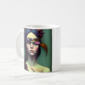 Schöne Tasse der schlafenden Fantasy Princess (Vorderseite Links)