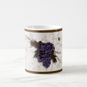 Schöne Tasse des Traubendesigners
