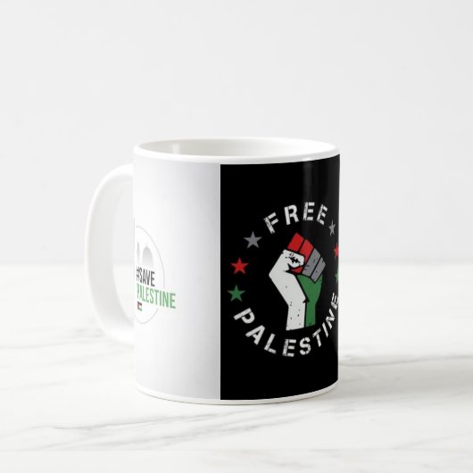 Schöne Tasse Design Zazzer Liebhaber Palästina (Vorderseite Links)