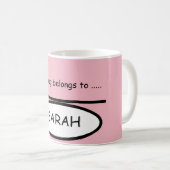 Schöne Tasse - Diese Tasse gehört zu ...... (VorderseiteRechts)