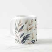 Schöne Tasse im Blumendesign / Elegantes Design (Vorderseite Links)