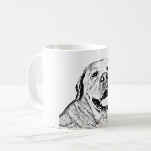Schöne Tasse - Labrador Retriever (Vorderseite Links)